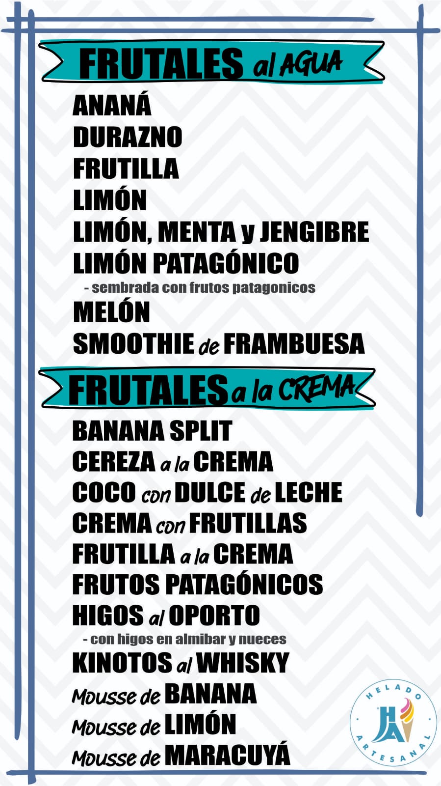 Variedad de sabores frutales